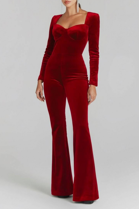 Ολόσωμη φόρμα BAGRONSA RED, Χρώμα: κόκκινο, IVET.EU - Εκπτώσεις έως -80%