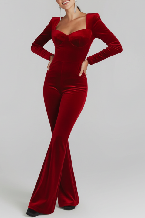 Ολόσωμη φόρμα BAGRONSA RED, Χρώμα: κόκκινο, IVET.EU - Εκπτώσεις έως -80%