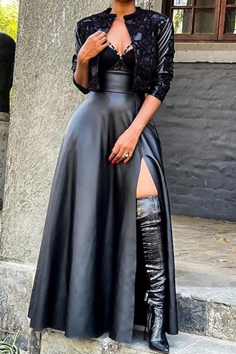 Φούστα MONTERJA, Χρώμα: μαύρο, IVET.EU - Εκπτώσεις έως -80%