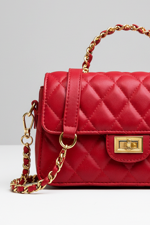 Γυναικεία τσάντα DERTOLVA RED, Χρώμα: κόκκινο, IVET.EU - Εκπτώσεις έως -80%