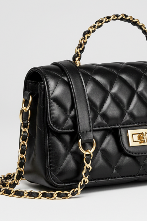 Γυναικεία τσάντα DERTOLVA BLACK, Χρώμα: μαύρο, IVET.EU - Εκπτώσεις έως -80%