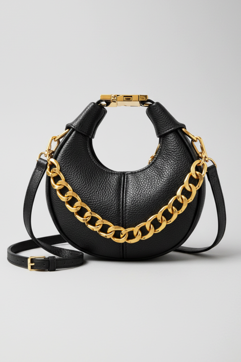 Γυναικεία τσάντα BERZOLFA, Χρώμα: μαύρο, IVET.EU - Εκπτώσεις έως -80%