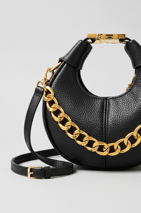 Γυναικεία τσάντα BERZOLFA, Χρώμα: μαύρο, IVET.EU - Εκπτώσεις έως -80%