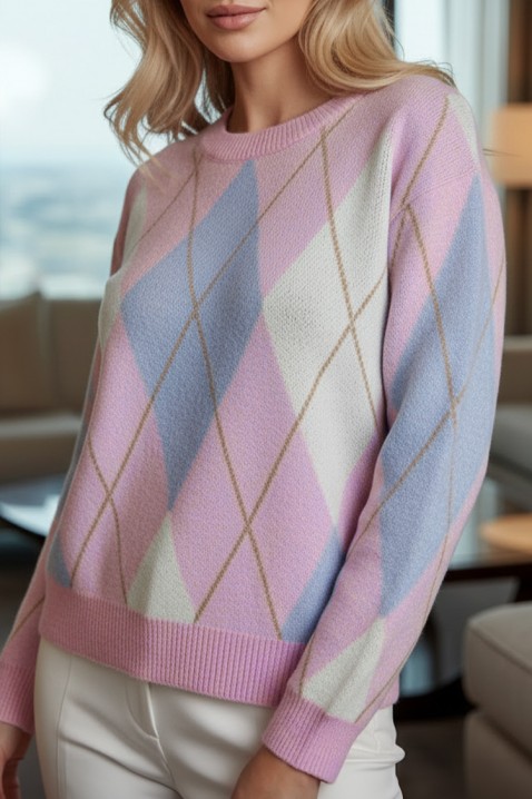 Πουλόβερ OLFENZA PUDRA, Χρώμα: πούδρα, IVET.EU - Εκπτώσεις έως -80%