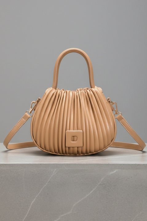 Γυναικεία τσάντα TRAVOLGRA BEIGE, Χρώμα: μπεζ, IVET.EU - Εκπτώσεις έως -80%