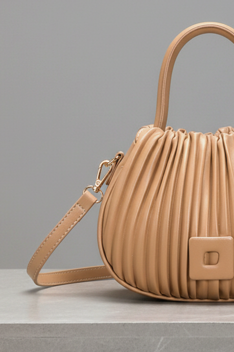 Γυναικεία τσάντα TRAVOLGRA BEIGE, Χρώμα: μπεζ, IVET.EU - Εκπτώσεις έως -80%