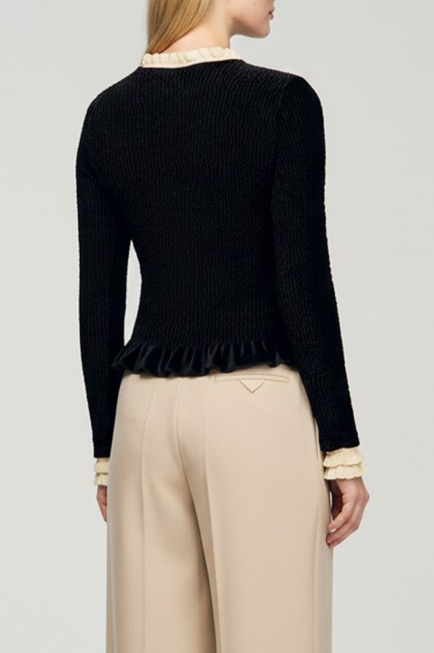 Γυναικεία μπλούζα BROTENDA, Χρώμα: μαύρο, IVET.EU - Εκπτώσεις έως -80%