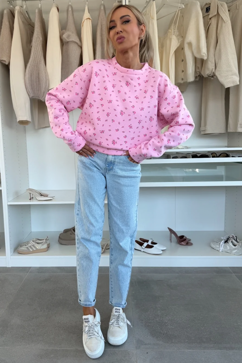 Γυναικεία μπλούζα FLELONZA PINK, Χρώμα: ροζ, IVET.EU - Εκπτώσεις έως -80%