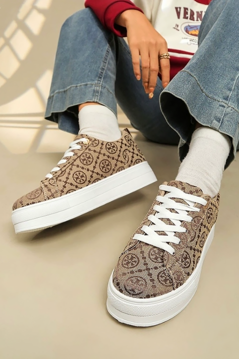 Γυναικεία παπούτσια LINGERFA BEIGE, Χρώμα: μπεζ, IVET.EU - Εκπτώσεις έως -80%