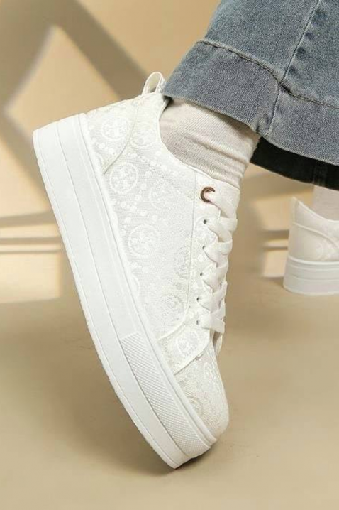 Γυναικεία παπούτσια LINGERFA WHITE, Χρώμα: άσπρο, IVET.EU - Εκπτώσεις έως -80%