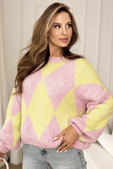 Πουλόβερ PERVOLDA YELLOW, Χρώμα: κίτρινο, IVET.EU - Εκπτώσεις έως -80%