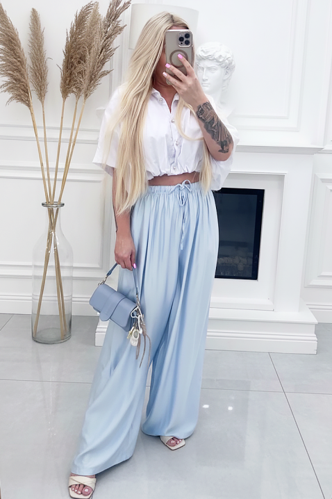 Παντελόνι PASTELZA SKY, Χρώμα: Γαλάζιο, IVET.EU - Εκπτώσεις έως -80%