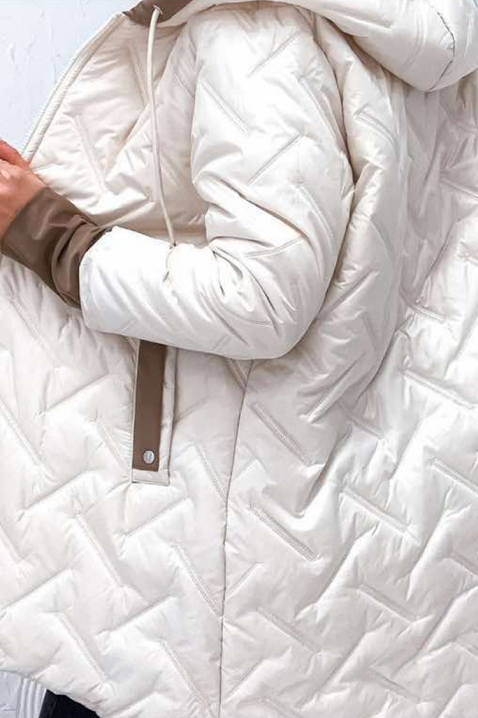 Μπουφάν RIOGEJA WHITE, Χρώμα: άσπρο, IVET.EU - Εκπτώσεις έως -80%