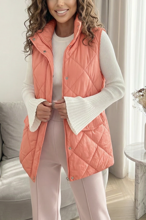 Γιλέκο CALZORA CORAL, Χρώμα: κοραλί, IVET.EU - Εκπτώσεις έως -80%