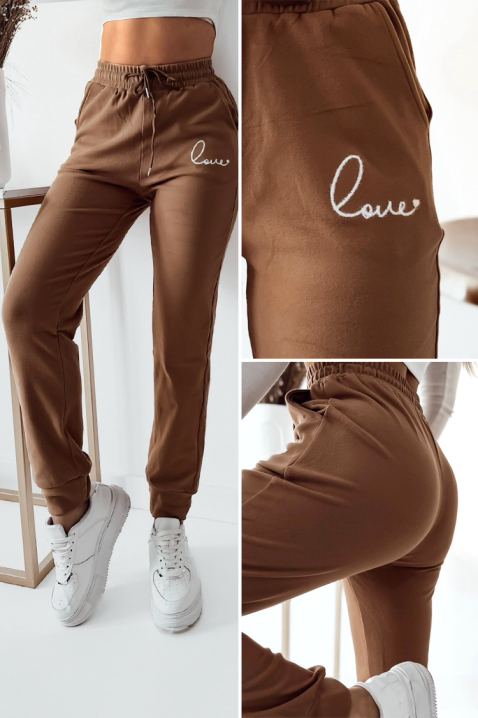 Παντελόνι MARGOLVA, Χρώμα: καφέ, IVET.EU - Εκπτώσεις έως -80%