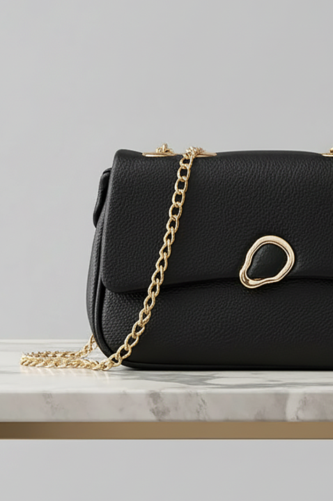 Γυναικεία τσάντα POCHENDA BLACK, Χρώμα: μαύρο, IVET.EU - Εκπτώσεις έως -80%