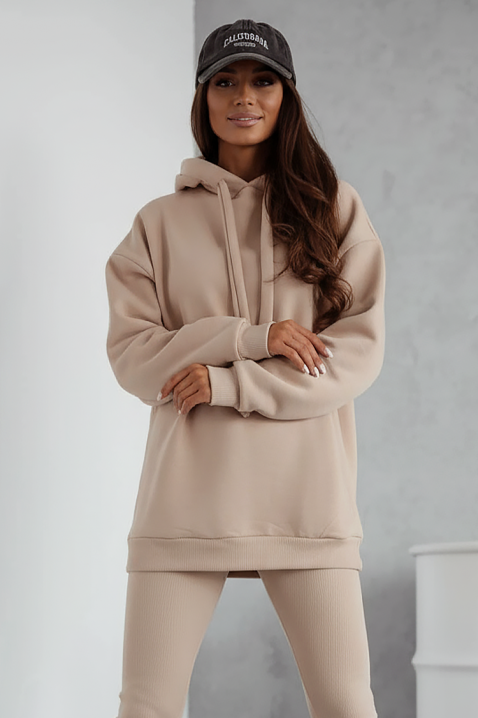 Φούτερ REVROLDA BEIGE, Χρώμα: μπεζ, IVET.EU - Εκπτώσεις έως -80%