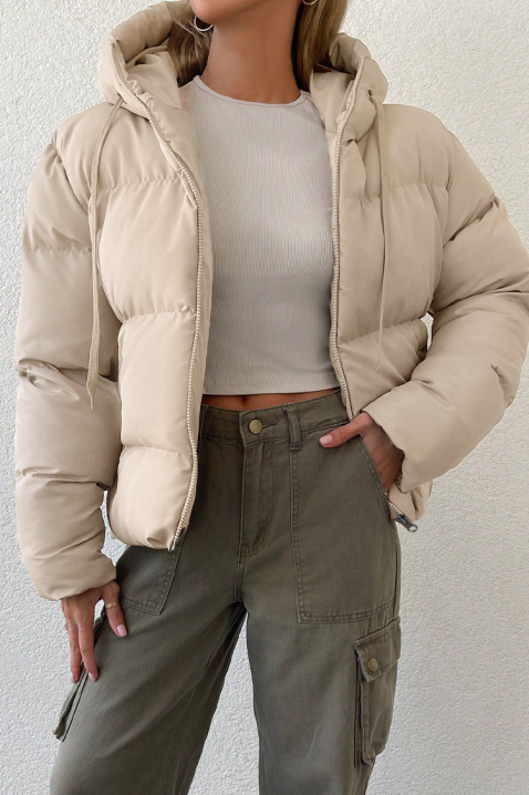 Μπουφάν FELMORNA ECRU, Χρώμα: εκρού, IVET.EU - Εκπτώσεις έως -80%