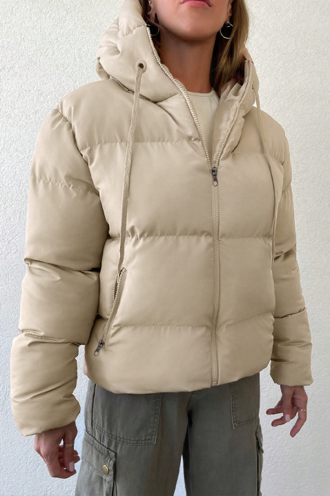 Μπουφάν FELMORNA ECRU, Χρώμα: εκρού, IVET.EU - Εκπτώσεις έως -80%