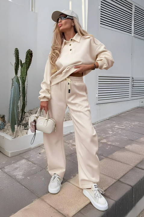 Σύνολο TERIANDA BEIGE, Χρώμα: μπεζ, IVET.EU - Εκπτώσεις έως -80%