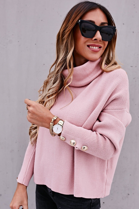 Πουλόβερ TENSILDA PUDRA, Χρώμα: πούδρα, IVET.EU - Εκπτώσεις έως -80%