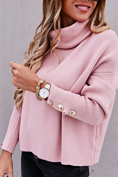 Πουλόβερ TENSILDA PUDRA, Χρώμα: πούδρα, IVET.EU - Εκπτώσεις έως -80%