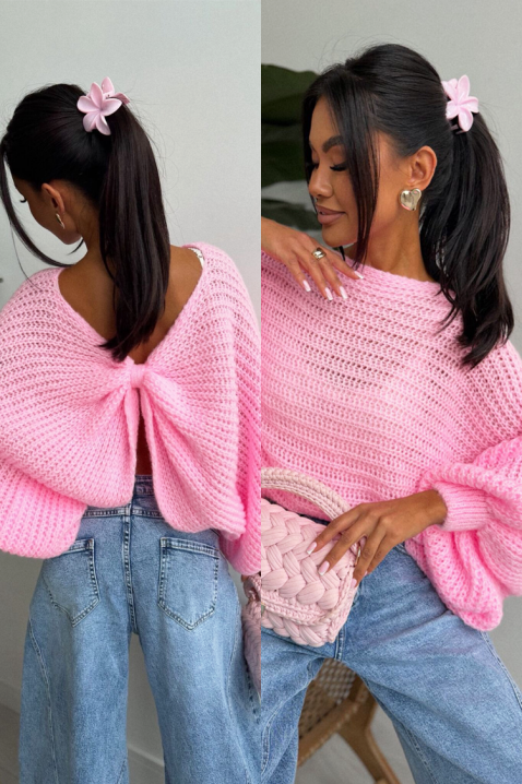 Πουλόβερ APANDINA PINK, Χρώμα: ροζ, IVET.EU - Εκπτώσεις έως -80%