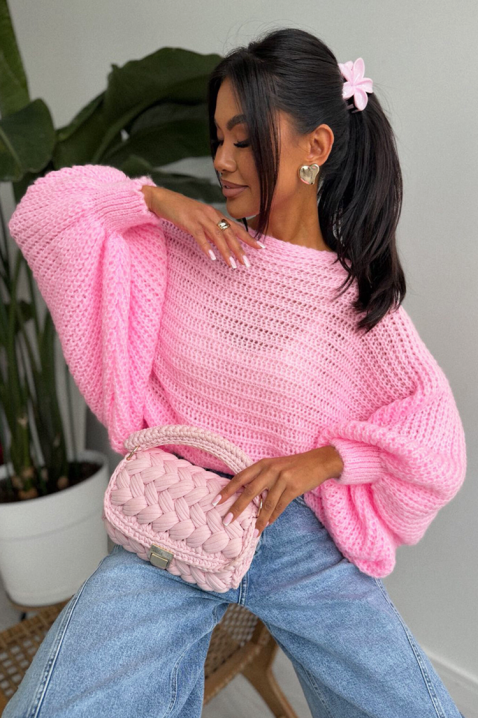 Πουλόβερ APANDINA PINK, Χρώμα: ροζ, IVET.EU - Εκπτώσεις έως -80%