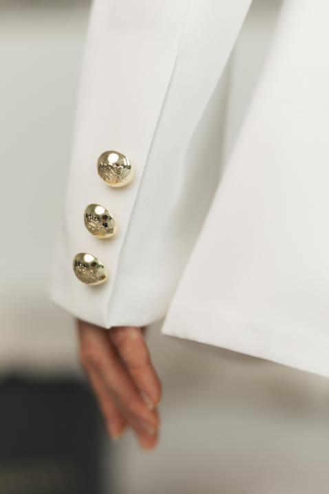 Φόρεμα - μπλέιζερ FERHONA WHITE, Χρώμα: άσπρο, IVET.EU - Εκπτώσεις έως -80%