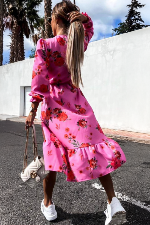 Φόρεμα BELINFEA, Χρώμα: φούξια, IVET.EU - Εκπτώσεις έως -80%