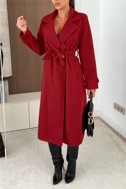 Καμπαρντίνα GRENOLFA BORDO, Χρώμα: μπορντό, IVET.EU - Εκπτώσεις έως -80%