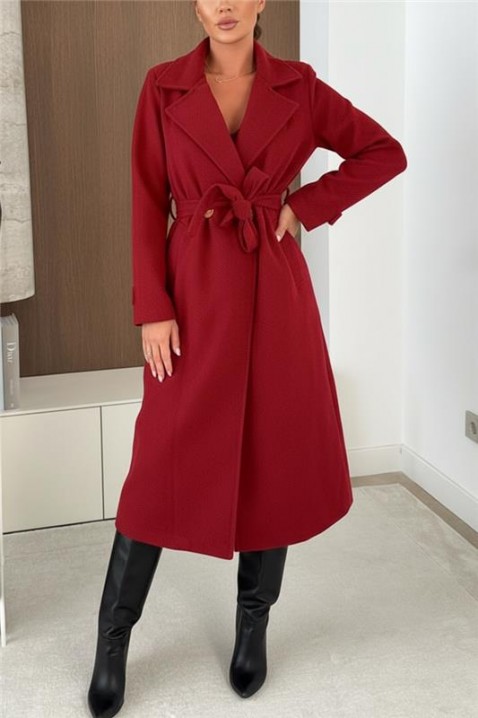 Καμπαρντίνα GRENOLFA BORDO, Χρώμα: μπορντό, IVET.EU - Εκπτώσεις έως -80%