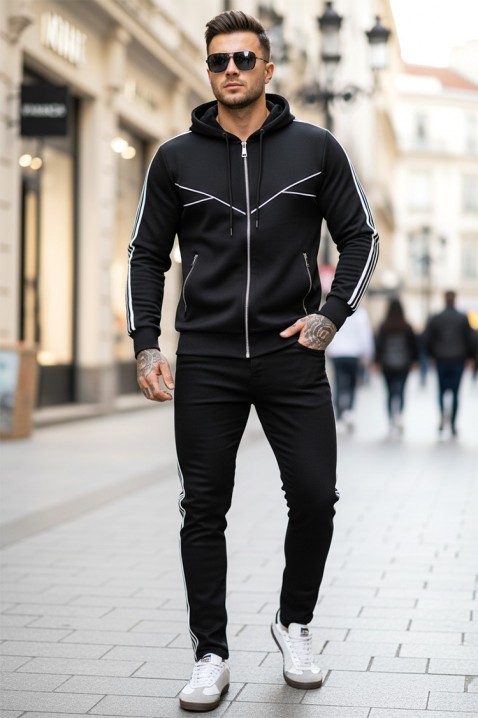 Ανδρικό σύνολο KIMORDO BLACK, Χρώμα: μαύρο, IVET.EU - Εκπτώσεις έως -80%