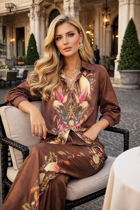 Σύνολο GLERMONA BROWN, Χρώμα: καφέ, IVET.EU - Εκπτώσεις έως -80%