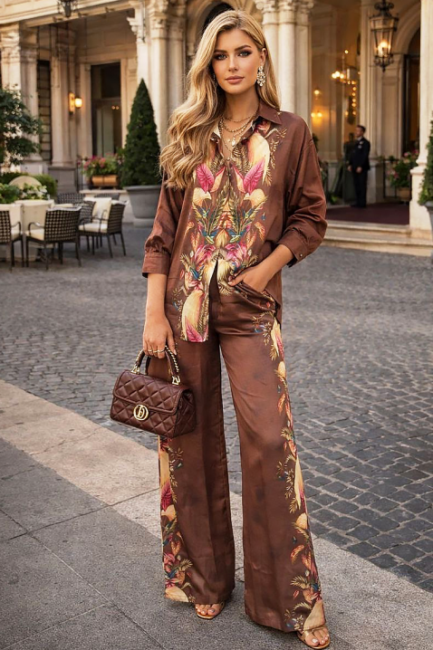 Σύνολο GLERMONA BROWN, Χρώμα: καφέ, IVET.EU - Εκπτώσεις έως -80%