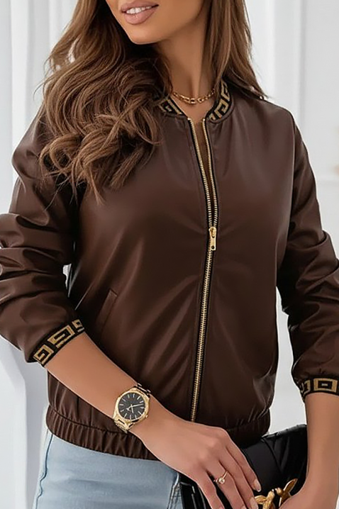 Μπουφάν DROVEGA BROWN, Χρώμα: καφέ, IVET.EU - Εκπτώσεις έως -80%