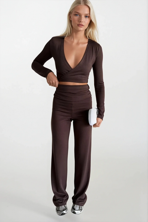 Σύνολο PERTOVA BROWN, Χρώμα: καφέ, IVET.EU - Εκπτώσεις έως -80%