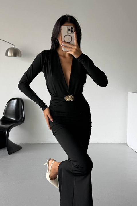 Φόρεμα ARALESA BLACK, Χρώμα: μαύρο, IVET.EU - Εκπτώσεις έως -80%