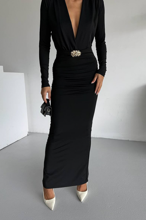 Φόρεμα ARALESA BLACK, Χρώμα: μαύρο, IVET.EU - Εκπτώσεις έως -80%