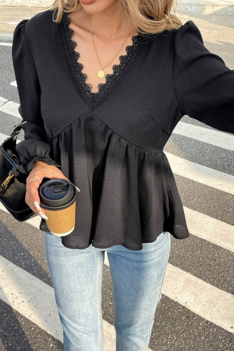 Γυναικεία μπλούζα VLADANZA, Χρώμα: μαύρο, IVET.EU - Εκπτώσεις έως -80%