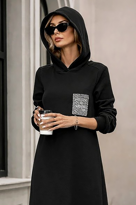 Φόρεμα ASEMDOLA, Χρώμα: μαύρο, IVET.EU - Εκπτώσεις έως -80%