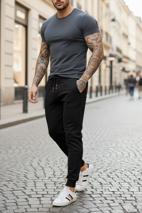 Ανδρικό παντελόνι TIRZO BLACK, Χρώμα: μαύρο, IVET.EU - Εκπτώσεις έως -80%