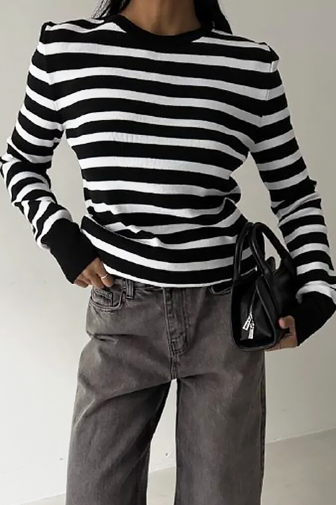 Πουλόβερ DAINORA, Χρώμα: μαύρο και άσπρο, IVET.EU - Εκπτώσεις έως -80%