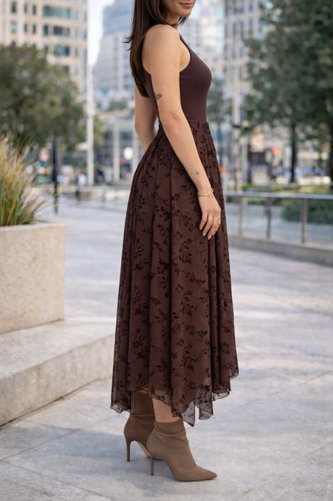 Φούστα LOPLANDA, Χρώμα: καφέ, IVET.EU - Εκπτώσεις έως -80%