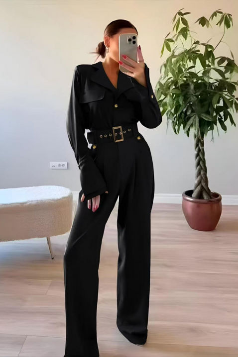 Ολόσωμη φόρμα KOROLTA BLACK, Χρώμα: μαύρο, IVET.EU - Εκπτώσεις έως -80%