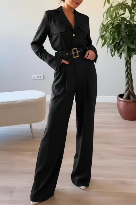 Ολόσωμη φόρμα KOROLTA BLACK, Χρώμα: μαύρο, IVET.EU - Εκπτώσεις έως -80%