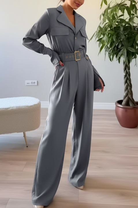 Ολόσωμη φόρμα KOROLTA GREY, Χρώμα: γκρι, IVET.EU - Εκπτώσεις έως -80%