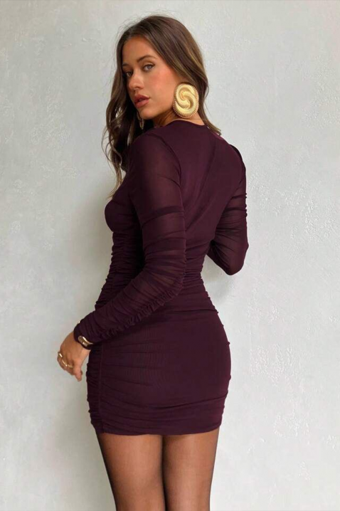 Φόρεμα ANREONA BORDO, Χρώμα: μπορντό, IVET.EU - Εκπτώσεις έως -80%