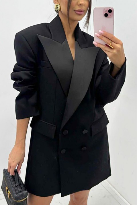 Σακάκι GRONELJA, Χρώμα: μαύρο, IVET.EU - Εκπτώσεις έως -80%