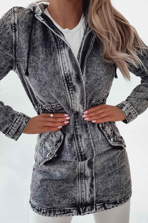 Τζιν μπουφάν ANREOLA, Χρώμα: γκρι, IVET.EU - Εκπτώσεις έως -80%